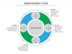 Implementation costs ppt powerpoint presentation infographic template background designs cpb