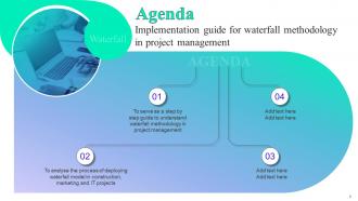Implementation Guide For Waterfall Methodology In Project Management Powerpoint Presentation Slides Template Images