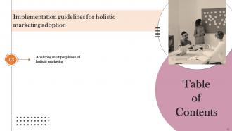 Implementation Guidelines For Holistic Marketing Adoption Powerpoint Presentation Slides MKT CD V Image Images