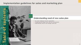 Implementation Guidelines For Sales And Marketing Plan Powerpoint Presentation Slides MKT CD V Images Visual