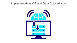 Implementation IOT And Data Colored Icon Icon In Powerpoint Pptx Png And Editable Eps Format