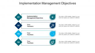 Implementation management objectives ppt powerpoint presentation outline background image cpb