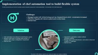 Implementation Of Chef Automation Tool To Build Flexible System