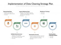 Implementation of data cleaning strategy plan