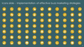 Implementation Of Effective Buzz Marketing Strategies Powerpoint Presentation Slides MKT CD Content Ready Designed