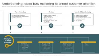Implementation Of Effective Buzz Understanding Taboo Buzz Marketing To Attract Customer Attention