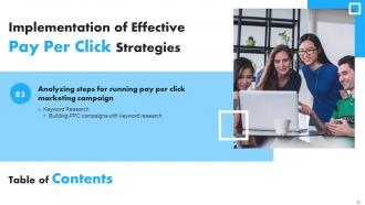 Implementation Of Effective Pay Per Click Strategies MKT CD V Customizable Professional