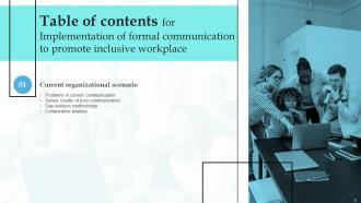Implementation Of Formal Communication To Promote Inclusive Workplace Powerpoint Presentation Slides Downloadable Informative