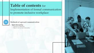 Implementation Of Formal Communication To Promote Inclusive Workplace Powerpoint Presentation Slides Graphical Informative