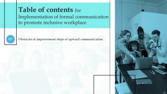 Implementation Of Formal Communication To Promote Inclusive Workplace Powerpoint Presentation Slides Slides Professionally
