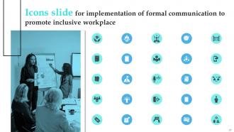 Implementation Of Formal Communication To Promote Inclusive Workplace Powerpoint Presentation Slides Unique Professionally