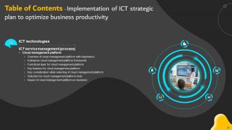 Implementation of ICT Strategic Plan to Optimize Business Productivity complete deck Strategy CD Unique Editable