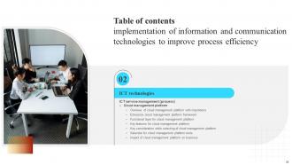 Implementation Of Information And Communication Technologies To Improve Process Efficiency Strategy CD V Engaging Adaptable