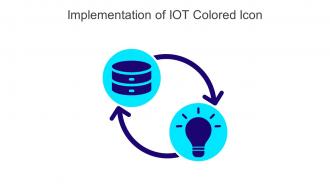 Implementation Of IOT Colored Icon Icon In Powerpoint Pptx Png And Editable Eps Format