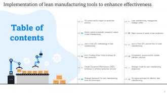 Implementation Of Lean Manufacturing Tools To Enhance Effectiveness DK MD Captivating Engaging