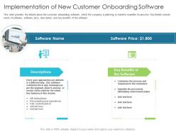 Implementation of new customer onboarding software techniques reduce customer onboarding time