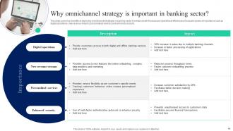 Implementation Of Omnichannel Banking Services Powerpoint Presentation Slides Unique Adaptable