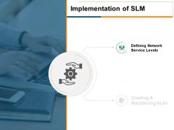 Implementation of slm opportunities ppt powerpoint presentation portfolio visuals