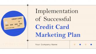 Implementation Of Successful Credit Card Marketing Plan Strategy CD V
