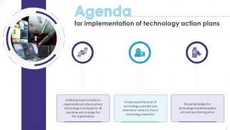 Implementation Of Technology Action Plans Powerpoint Presentation Slides Attractive Researched