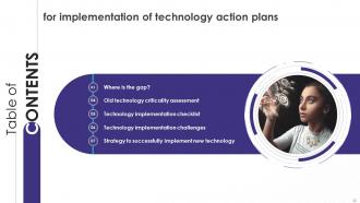 Implementation Of Technology Action Plans Powerpoint Presentation Slides Ideas Designed