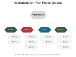 Implementation plan project service ppt powerpoint presentation ideas gridlines cpb