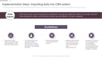 Implementation Steps Importing Data Into Crm System Crm System Implementation Guide For Businesses