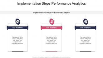 Implementation Steps Performance Analytics In Powerpoint And Google Slides Cpb