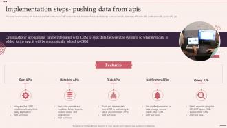 Implementation Steps Pushing Data From Apis Customer Relationship Management System