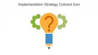 Implementation Strategy Colored Icon In Powerpoint Pptx Png And Editable Eps Format