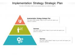 Implementation strategy strategic plan ppt powerpoint presentation slides templates cpb