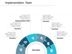 Implementation team ppt powerpoint presentation gallery graphics design cpb