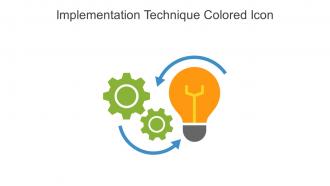 Implementation Technique Colored Icon In Powerpoint Pptx Png And Editable Eps Format