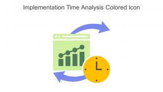 Implementation Time Analysis Colored Icon In Powerpoint Pptx Png And Editable Eps Format