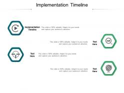 Implementation timeline ppt powerpoint presentation file slideshow cpb