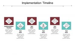 Implementation timeline ppt powerpoint presentation show example file cpb