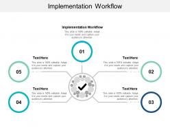 Implementation workflow ppt powerpoint presentation layouts graphics cpb
