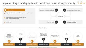 Implementing A Racking System To Boost Warehouse Storage Implementing Cost Effective Warehouse Stock