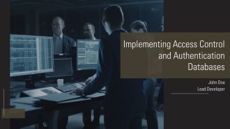 Access Control And Authentication PowerPoint Presentation and Slides ...
