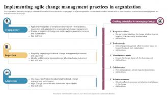 Implementing Agile Change Management Practices Integrating Change Management CM SS