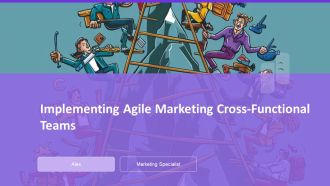 Implementing Agile Marketing Cross Functional Teams PPT Guidelines AT
