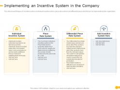 Implementing An Incentive Effective Compensation Management To Increase Employee Morale