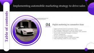 Implementing Automobile Marketing Strategy To Drive Sales Powerpoint Presentation Slides Strategy CD Colorful Multipurpose