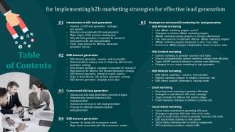 Implementing B2B Marketing Strategies For Effective Lead Generation MKT CD Compatible