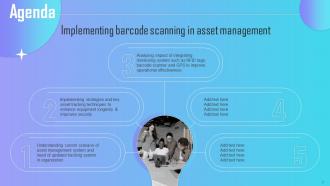 Implementing Barcode Scanning In Asset Management Powerpoint Presentation Slides Impactful Unique