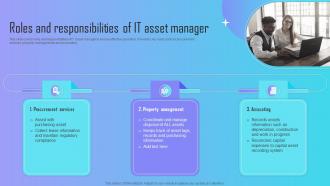 Implementing Barcode Scanning Roles And Responsibilities Of It Asset Manager