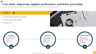 Implementing Big Data Analytics Case Study Improving Supplier Performance And Defect Prevention CRP DK SS