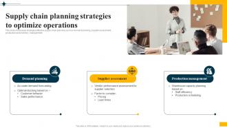 Implementing Big Data Analytics Supply Chain Planning Strategies To Optimize Operations CRP DK SS