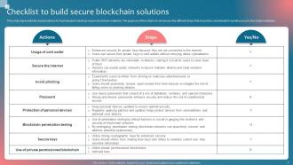 Implementing Blockchain Security Solutions Powerpoint Ppt Template Bundles Interactive Aesthatic