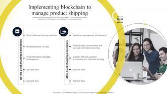Implementing Blockchain To Manage Product Shipping Contents Operational Plan